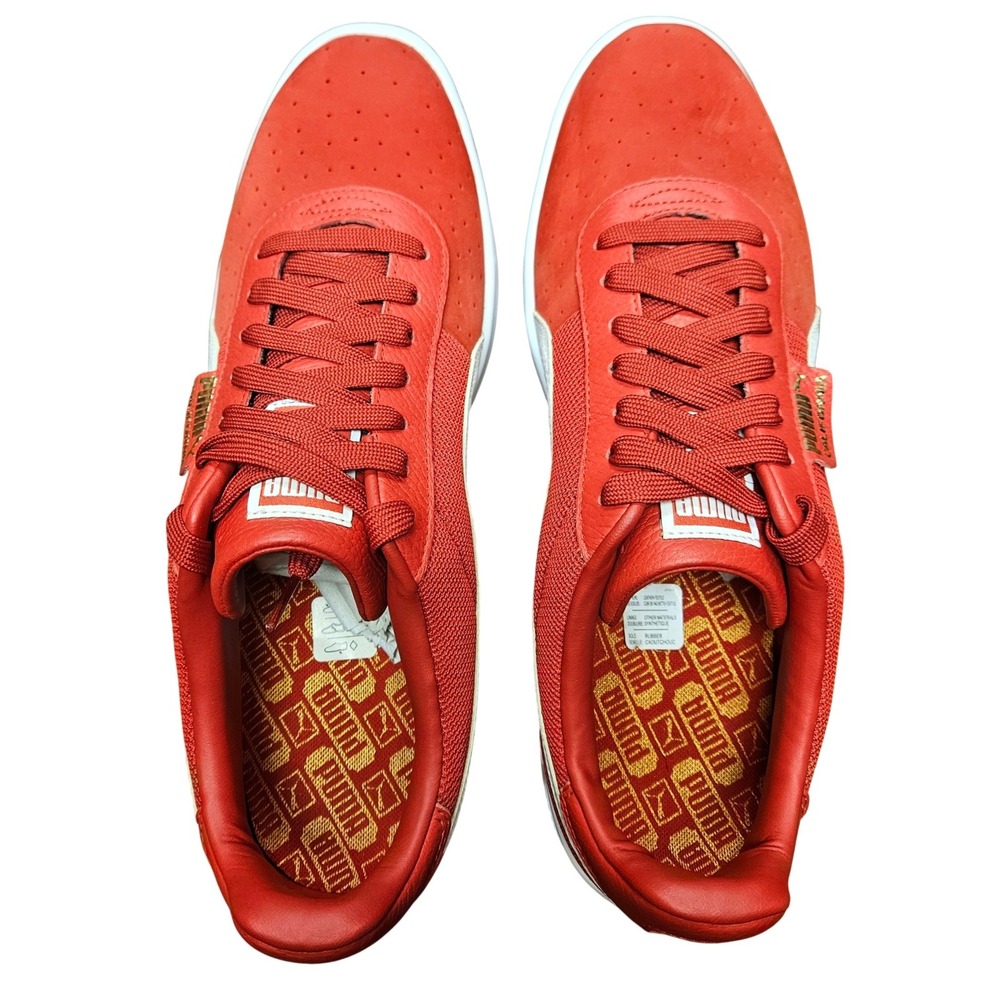 Puma California Casual Ribbon Red Men's 13 NWOB Unworn Retro OG Gum Sole - Picture 4 of 11